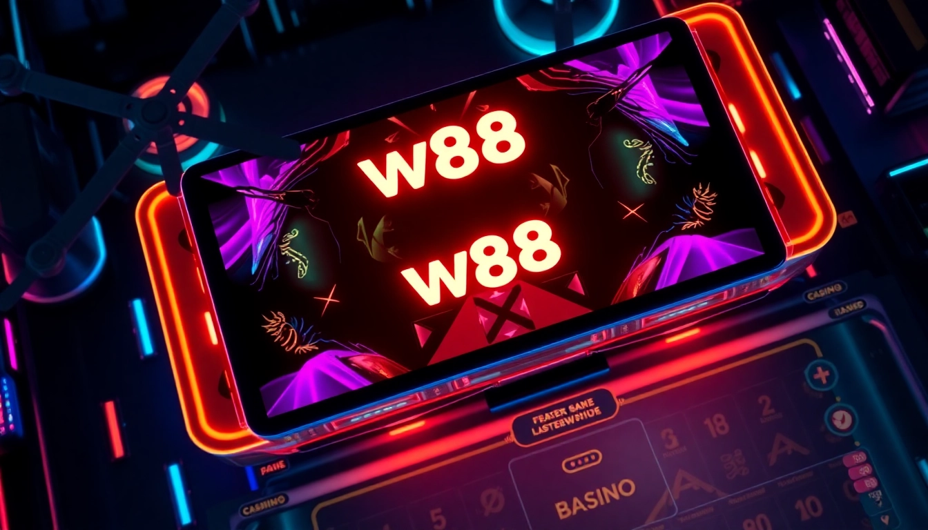 W88 online gambling platform with action-packed casino games and sports betting interface for engaging user experience.