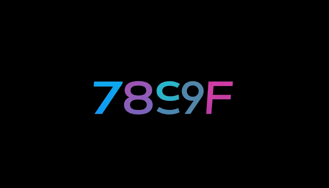 789F brand logo displayed on a high-tech background, highlighting professionalism and modernity for tech-savvy users.