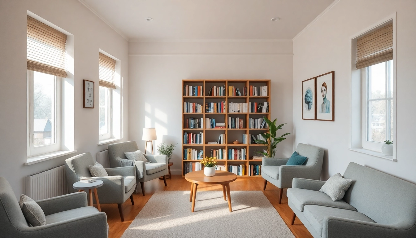 Psycholog Lublin providing compassionate mental health support in a inviting therapy space, promoting trust and well-being.