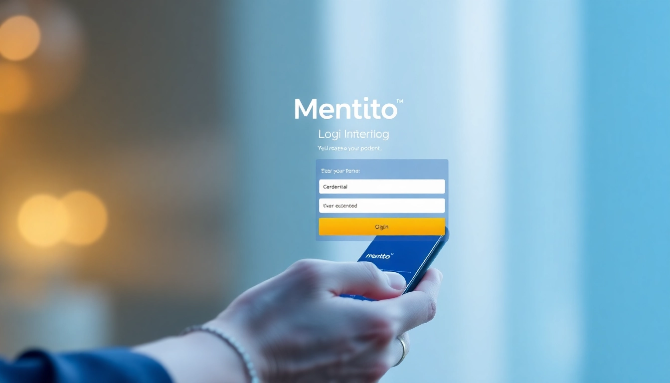 Mentoto login page interface with easy access for secure togel online betting in Indonesia.