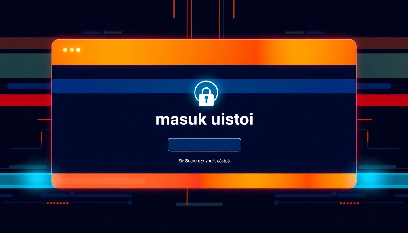 Login screen with masuk uustoto featuring a secure, user-friendly interface to access online betting or information portal.
