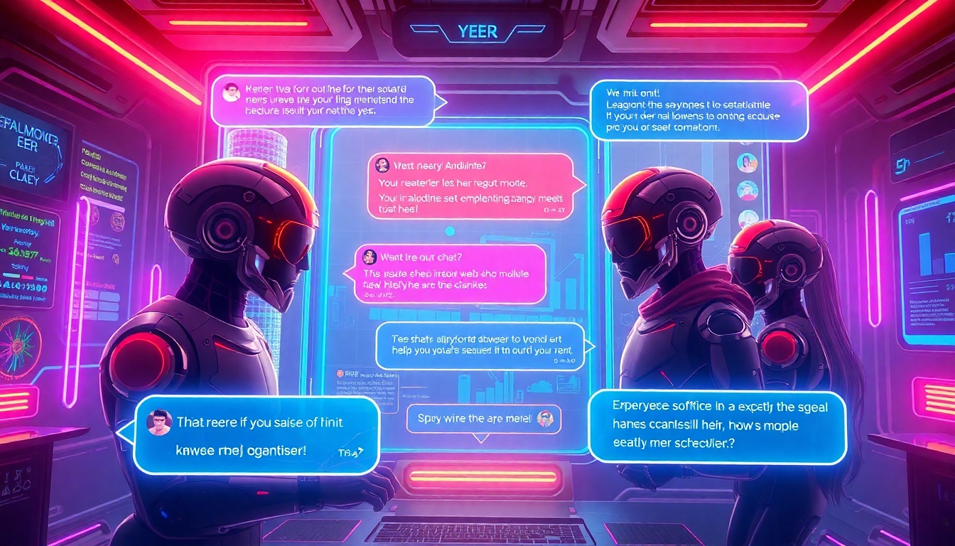 Engaging Spicy AI Chat scene showing realistic avatars and vivid visuals for immersive conversations