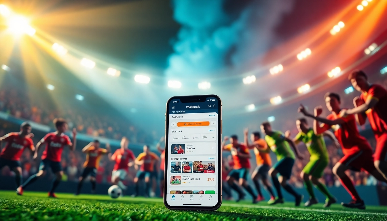 Reddybook platform showcasing live cricket betting on a mobile device for seamless user experience