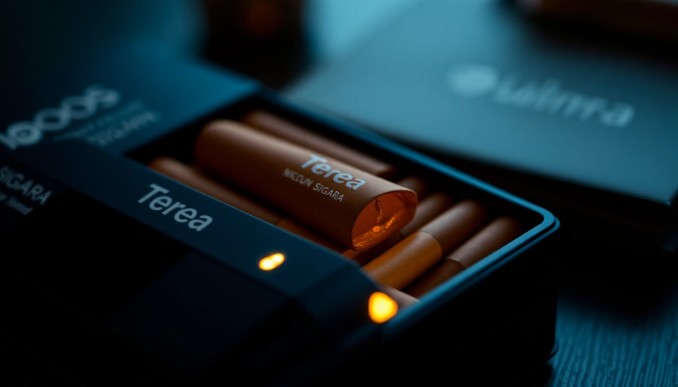 High-quality image showcasing Terea sigara sticks for IQOS Iluma, highlighting sleek design and premium tobacco quality for smokers seeking an enhanced experience.
